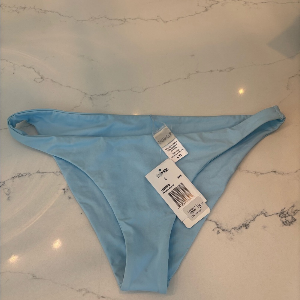 Light Blue Women’s Bikini Bottom - Unknown Brand L Space